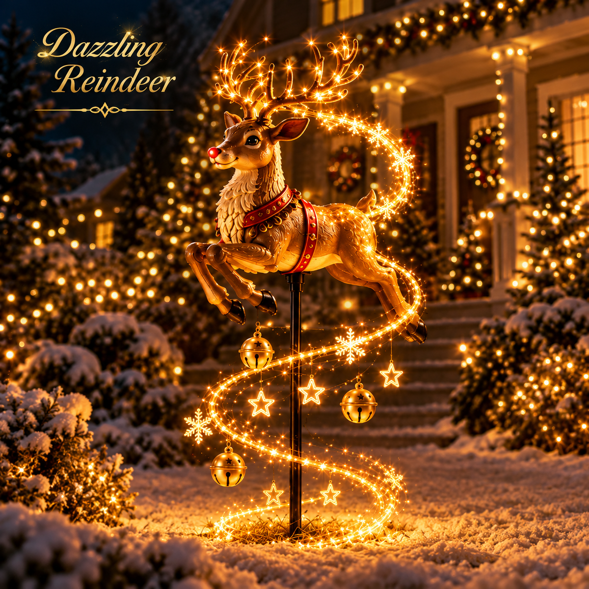 Christmas Early Discount 50% Off 🎁 Santa’s Magic Pour – Flowing LED Christmas Garden Light