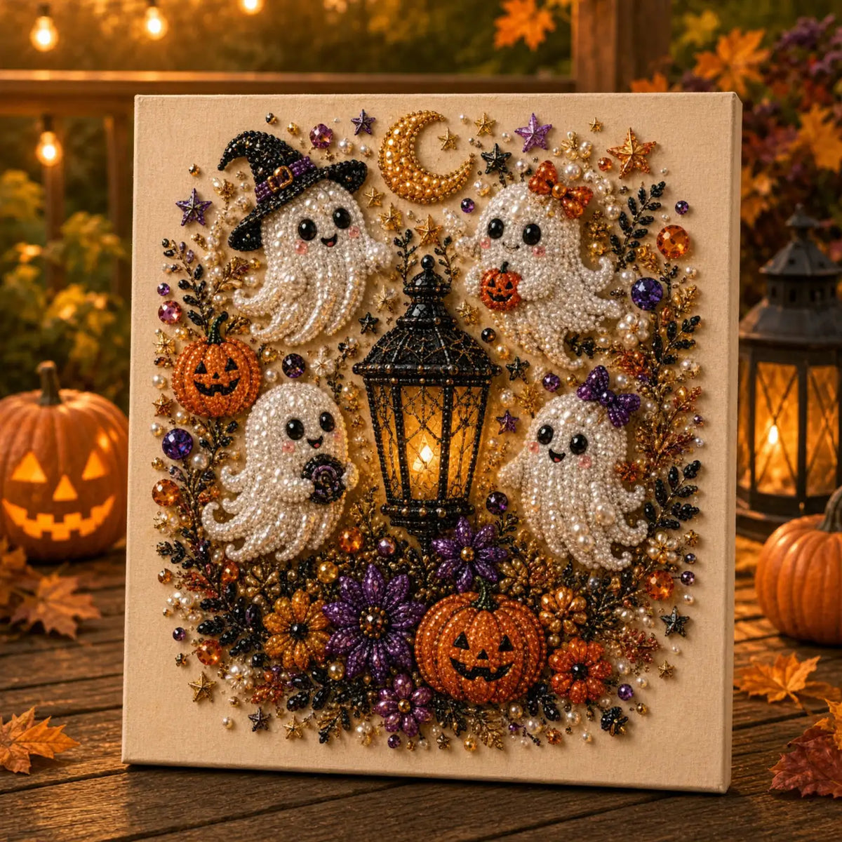 🎃🎄Christmas + Halloween Pearl Art DIY Kits